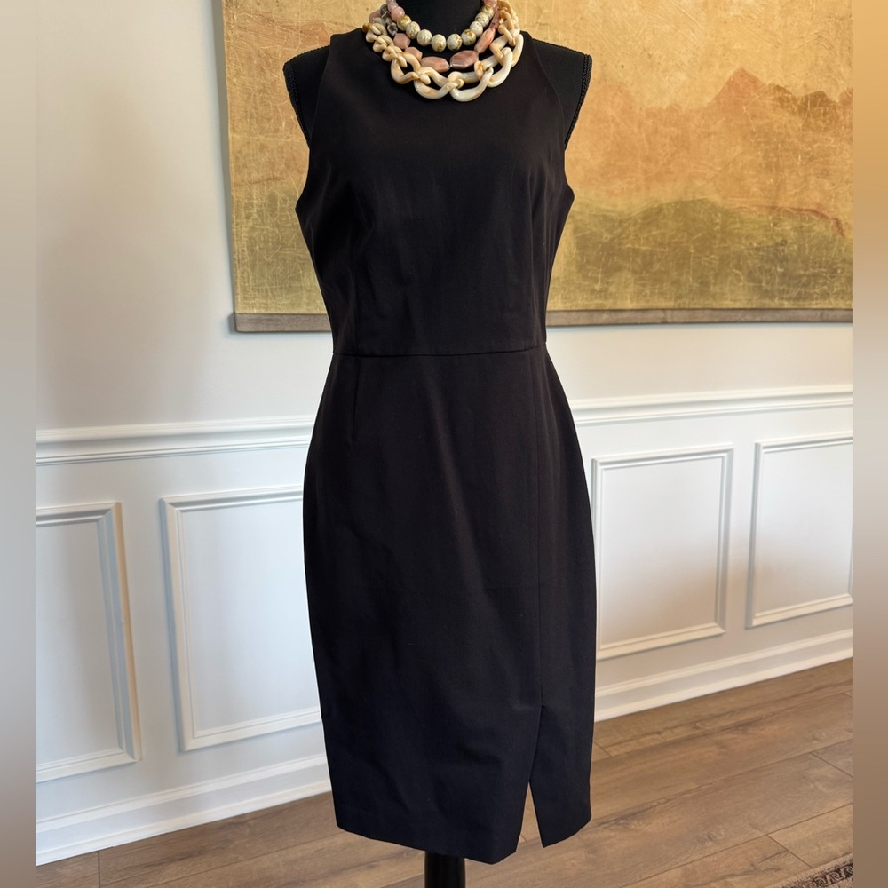 Elegant Black Sleeveless Dress